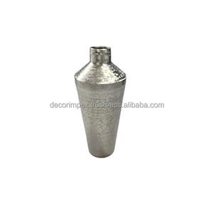 Meilleure collection de vases ronds modernes en aluminium, côtés froissés, finition brillante moyenne, blanc, écologique, pour la maison, les mariages - Product Image 6