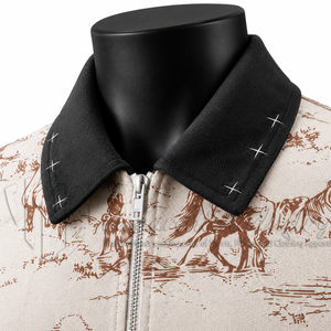 Custom Mens Printed <b>Short</b> <b>Sleeve</b> Zipper Shirt <b>Jacket</b> OEM ODM Casual Streetwear Zip-Up Solid Pattern 100% Organic Cotton - Product Image 6