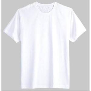เสื้อยืดผ้าฝ้ายออร์แกนิกสำหรับผู้ชาย ระบายอากาศได้ดี เป็นมิตรกับสิ่งแวดล้อม ทรงคลาสสิก สีขาวล้วน ทรงหลวม - Product Image 1
