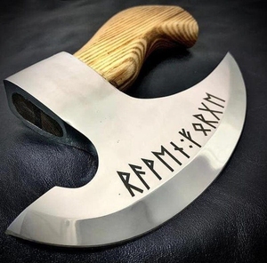 มีดตัดพิซซ่าเหล็กดามัสกัสแบบสั่งทำพิเศษ LEGACY BLADES ด้ามไม้กันลื่น ใบมีดคม ทนทาน ใช้งานได้ยาวนาน สำหรับครัว - Product Image 1