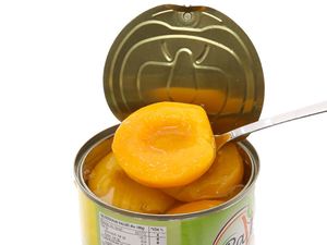 Demi-pêches en conserve dans un sirop léger, qualité supérieure, pêches jaunes du Vietnam, vente en gros, qualité alimentaire, OEM, marque privée, en conserve - Product Image 1