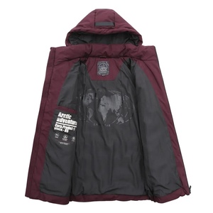 Chaqueta de plumón de alta calidad, chaqueta acolchada para hombre, fabricante profesional, chaqueta con cremallera personalizada para hombre - Product Image 3