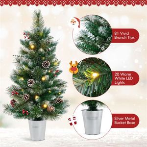 Albero di Natale da Tavolo a Batteria da 3 Piedi, Decorazione Natalizia - Product Image 2