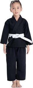 Custom Kids Jiu Jitsu Gi Kimono Preshrunk Fabric BJJ White Belt Included Martial Arts Wear Tranining Suit for Children & Youth - Product Image 2