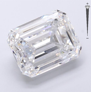 Diamante Cultivado en Laboratorio con Certificación IGI, Corte Esmeralda de 5.03 CT, Color D, Claridad VVS1, Gemas Reales para Joyería, Origen Gujarat - Product Image 2