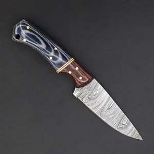 Cuchillo de Caza de Acero de Damasco con Punta Caída, Mango de Resina, para Camping y Bushcraft, OEM/ODM, Garantía de 3 Años, Venta al por Mayor - Product Image 2