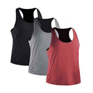 เสื้อกล้ามผู้ชายขายดี ดีไซน์ OEM ระบายอากาศได้ดี ไซส์ใหญ่ จากปากีสถาน เสื้อกล้ามออกกำลังกายสำหรับผู้ชาย - Product Image 4