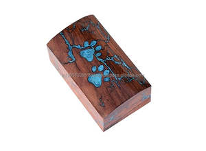 Custom Cats and <b>Dog</b> Cremation Urns for Pet <b>Ashes</b> Paw Pet Wooden Urns <b>Box</b> With Best Quality Wholesale Cremation Urns for Pets - Product Image 3