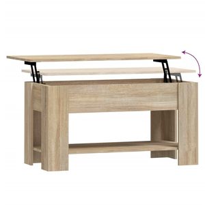 Tavolino in legno ingegnerizzato di quercia Sonoma 39.8 "x 19.3" x 20.5" - Product Image 6