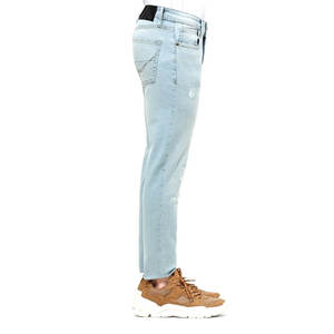 Pantalon en jean pour homme, pantalon en jean décontracté pour homme, coupe slim, extensible, style streetwear, jean pour homme, pantalon pour homme - Product Image 3