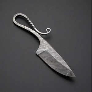Cuchillo de Cocina Jexmoo Hecho a Mano, Estilo Medieval, Acero de Damasco Forjado, Hoja Multifuncional, Regalo para Chef - Product Image 3