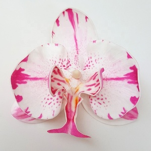 Pinces à cheveux en plastique faites à la main élégantes de qualité supérieure motif d'impression de tatouage Unique Phalaenopsis mousse fleur papillon conception pour cheveux - Product Image 5