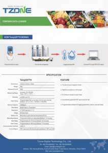 Registrador de datos de temperatura y humedad de uso múltiple de nueva generación Tzone Digital Temp & RH USB - Product Image 5