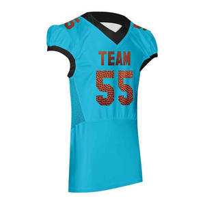 Maillot de football américain premium, meilleure broderie, grande taille adulte, numéro et nom de l'équipe, maillot de football américain pour entraînement - Product Image 2