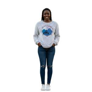 Sweat-shirt à logo en fourrure pour femmes Jack and Jill, col rond en sherpa, manches longues, pull d'hiver confortable, doux, chaud, tendance - Product Image 6