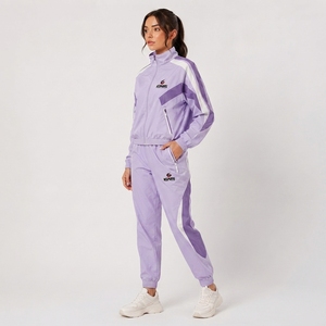 Conjunto Deportivo para Mujer, Chaqueta Cortavientos a la Moda, Pantalones Jogger a Juego, Ropa Deportiva de Dos Piezas para Uso Diario - Product Image 5