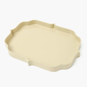 Fresh Lacquer Quatrefoil Tray Aesthetic Serving Tray For <b>Table</b> Decor And Food Presentation Styling <b>Coffee</b> <b>Tables</b> - Product Image 2