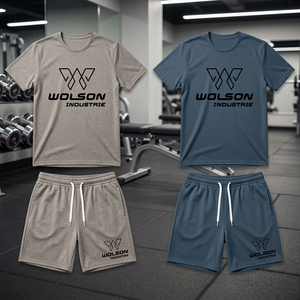 Professional Workout T Shirt Shorts Set Back <b>Support</b> 3D Pocket Moisture Wicking Sportswear for Gym Training Outdoor Fitness - Product Image 4