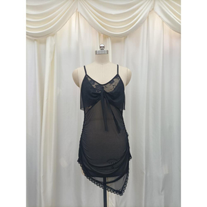 Hot Sale <b>Sexy</b> Sensual Lace Bodysuits Lightweight Eco-Friendly Pajamas Seductive Low-neck Stretch Halter Dress - Product Image 3