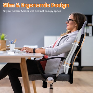 Set massaggiatore Shiatsu senza filo 3D cuscino per impastare in tessuto profondo 3 modalità 2 livelli di riscaldamento 10 minuti Auto-Off lombare per la schiena - Product Image 3
