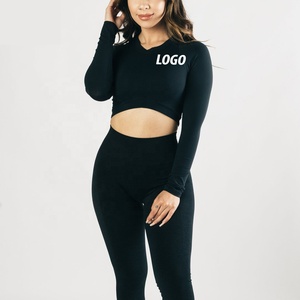 Camisetas de Algodón de Manga Larga para Mujer de Alta Calidad 2026, Camisetas Deportivas de Gimnasio para Mujer al Mejor Precio, Camisetas de Spandex para Chicas - Product Image 3
