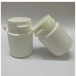 Botella Cilíndrica de Plástico PE Blanca APS C0320 con Fondo Plano y Tapa de Rosca para Uso Cosmético (Impresión Personalizable) - Product Image 1