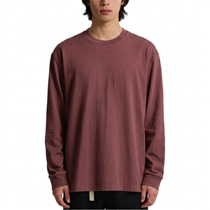Meera Impex Men's New Arrival Round Neck <b>Long</b> Sleeved Shirts 100% Cotton Breathable Fabric Men's Shirts At Low MOQ - Product Image 1