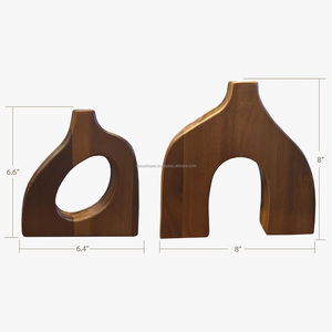 Elegant Handcrafted Wooden Vase for Fresh and <b>Artificial</b> Flowers in Living Rooms for Sale at <b>Best</b> Prices - Product Image 1