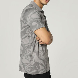 เสื้อโปโลซับลิเมชั่น ระบายอากาศ แห้งเร็ว กันยับ พิมพ์ลายสีสันสดใส ดีไซน์ทันสมัย เสื้อโปโลซับลิเมชั่นสำหรับผู้ชาย - Product Image 4