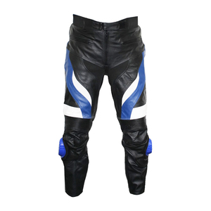 Pantalons en cuir pour moto avec logo personnalisé à vendre, nouveaux pantalons en cuir pour hommes personnalisés 2024 à prix raisonnable - Product Image 4