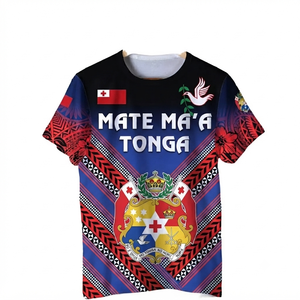 T-shirt à col roulé pour homme, tricoté, imprimé sérigraphié sur mesure, à manches courtes, motif rayé formel, logo frontal, écologique, anti-rétrécissement - Product Image 1