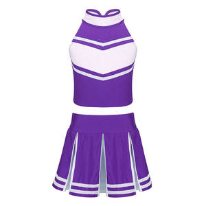 Uniforme de Animadoras Unisex de Alta Calidad, Ropa de Equipo para Mujer, Conjuntos con Pedrería, Tela Elástica Premium Transpirable - Product Image 2