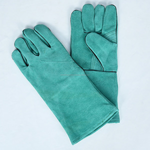 Gants de soudage en cuir de haute qualité, doublure en coton, résistants au feu, gants de travail de sécurité pour usage industriel TIG - Product Image 6