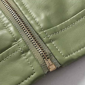 <b>Top</b> Sale Stitch mode Pakistani Manufacturer Women Genuine Leather Jackets Breathable Zipper Xl <b>Coat</b> Style Jackets - Product Image 5