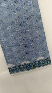Tela de Algodón Tricot Floral con Estampado a Mano para Confección de Vestidos de Niñas y Mujeres, Material de Costura Transpirable y Ecológico, Venta al Por Mayor - Product Image 5