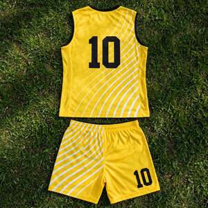Conjunto de Uniforme Deportivo de Voleibol Beast para Competencia en Interiores con Camisetas y Pantalones Cortos Personalizados para Equipos, Clubes y Escuelas - Product Image 2