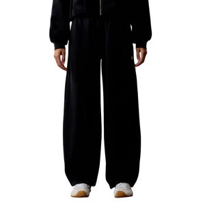 Women's Hooded Zip Tracksuit Set <b>Wide</b> <b>Leg</b> Trousers Relaxed Fit Casual Two Piece Outfit Front Zipper Custom Label OEM ODM Apparel - Product Image 4