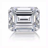 RCK Global 7ct Emerald Cut Synthetic (Lab Grown) D VVS 12x10mm CVD Type US Origin Solitaire Loose Diamond Lot.
