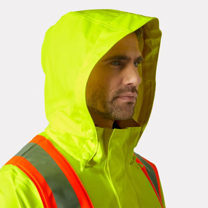 High Visibility Workwear Construction Reflective Security Jackets Softshell Safety Worker <b>Waterproof</b> Jackets - Product Image 6