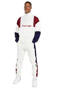 ชุดวอร์มสเวตเตอร์แบบมีแถบสีสำหรับผู้ชายชุดวอร์มผ้าฟลีซสำหรับฤดูหนาว - Product Image 3