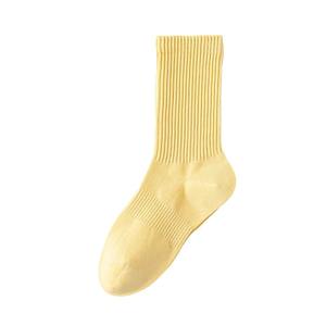Chaussettes courtes en coton tricoté pour femmes, chaussettes blanches respirantes - Product Image 3