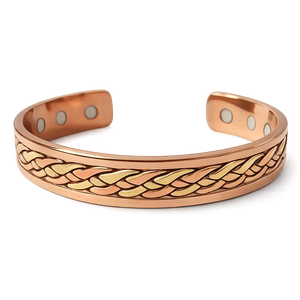 Pulsera de cobre abierta, brazalete de cobre ayurvédico, pulsera de cobre india, pulsera de cobre unisex, joyería de cobre de moda - Product Image 1