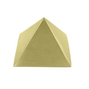 Pirámide de Energía de Latón Sólido para Meditación, Yoga, Reiki, Sanación, Prácticas Espirituales y Aplicaciones de Limpieza de Aura al por Mayor - Product Image 1