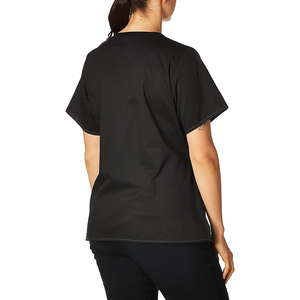Comfortable Stretchy Hospital Nurse Doctor Use Figs <b>Scrubs</b> Uniform Sets V neck Short Sleeves Jogger Pants Women <b>Scrub</b> Suits 2026 - Product Image 6