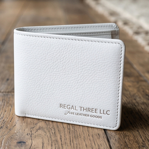 Regal Three Genuine Leather <b>Wallet</b> Short Unisex Multi Card <b>Holder</b> Minimalist Daily Use Travel Leather <b>Wallet</b> Unisex - Product Image 2