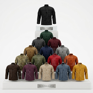 OEM ODM Custom Color High Quality <b>Camouflage</b> <b>Shirt</b> Long Sleeve Outdoor Workwear Jacket Breathable Utility Uniform Cotton Jackets - Product Image 1