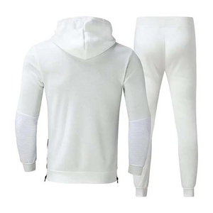 Conjunto deportivo de 2 piezas para hombre, pantalones de chándal y sudadera con capucha de tela suave de algodón de alta calidad, hecho en Pakistán. - Product Image 2