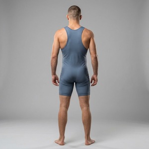 <b>Men's</b> Weightlifting and Athletic Training Wrestling Singlets Tight Fitting <b>Bodysuit</b> For MMA or Grappling Players 2026 Tank Tops - Product Image 3