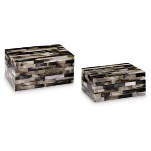 Handcrafted Resin Mosaic Jewelry <b>Box</b>-Modern Luxury Living Room Storage - Product Image 4