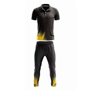 Latest Design Sublimation Short Sleeved <b>Cricket</b> Team Jersey for Men and Women Comfortable Breathable Adult Sports Uniform - Product Image 1